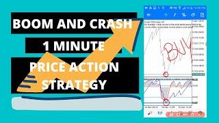 BOOM AND CRASH INDEX 1 MINUTE PRICE ACTION TRADING STRATEGY