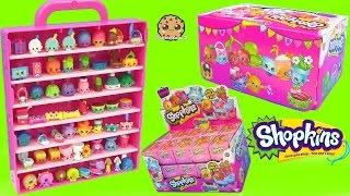 Surprise Mystery Blind Bag Shopkins Season 4 Full Box & Collectors Display Case - Cookieswirlc Video