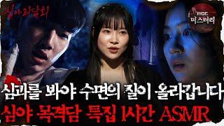 [#심괴ASMR] 심괴를 봐야 수면의 질이 올라갑니다 심야 목격담 특집 1시간 ASMR #심야괴담회 #심괴 #어둑시니 MBC221020방송