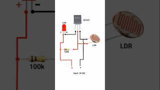 BC547 project day night auto #shorts #scinceproject #firealarmproject #youtubeshorts #mrengineer