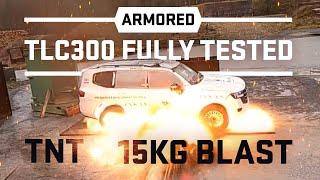 15kg of TNT vs. Armored Toyota Land Cruiser 300 | VPAM VR7 & ERV2010 Blast & Ballistic Testing