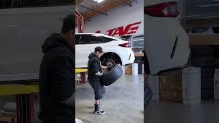 Honda Civic Type R (FL5) Volk TE37 Install | TAG Motorsports #Shorts