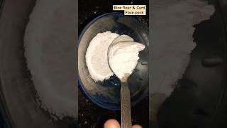 Rice flour & curd face pack for remove pimples & scars |Curd Face pack glowing skin #curd #glowing