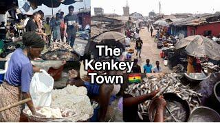 Traditional Ghana STREET FOOD | authentic GA KENKEY & FISH + Jamestown ||West Africa