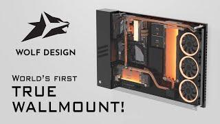 Wolf Design Vinci M1 - The world's thinnest wallmounted PC case