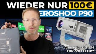 EROSHOO P90 Mini Full-HD Beamer Review | Android TOP oder FLOP