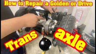 How to Repair and take apart a broken Drive or Golden mobility scooter Transaxle