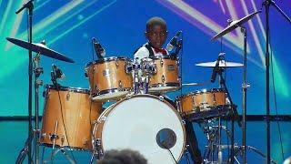 Elvis Kirabo the 7 Years Old Drummer from Kampala,Uganda | West Africa's Got Talent | Africa's Got T