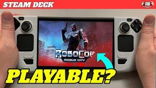 RoboCop Rogue City on the Steam Deck - Is it Playable?