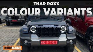 Mahindra Thar Roxx -All Colour Options Showcased!