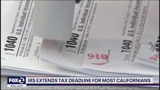 Tax deadline extended in California