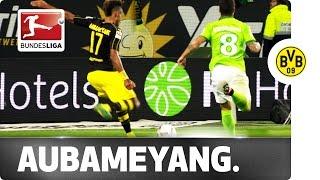 Auba on Fire - Dortmund Star At the Double in Wolfsburg