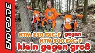 KTM 250 EXC-F vs. 500 EXC-F - welche Enduro ist besser?