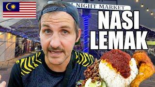 FIRST TIME Eating Nasi Lemak (Malaysian Street Food In Ipoh) 