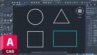 Making Shapes in AutoCAD