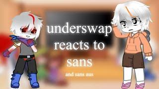 Underswap reacts to sans||￼￼non-canon|| #undertaleaus #underswap #sansaus