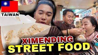 STREET FOOD HUNTING IN XIMENDING!! TAIWAN VLOGS WITH BEAUTIFUL MOM!