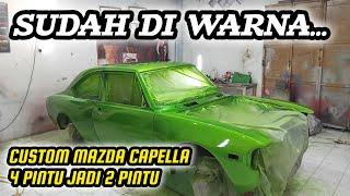 BENGKEL RESTORASI MOBIL TUA‼️ CUSTOM MAZDA CAPELLA, NAIK WARNA JADI