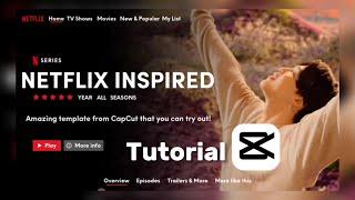 NETFLIX INSPIRED VIDEO TUTORIAL ON CAPCUT