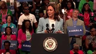 Vice President Kamala Harris officially becomes Democratic presidential nominee