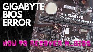 GIGABYTE DUAL BIOS CYCLIC REBOOT ERROR FIX | DIY Petz