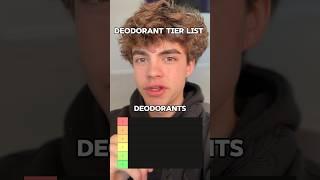 Deodorant tier list 