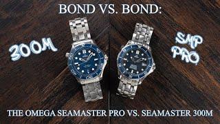 Bond vs  Bond:  The Omega Seamaster Professional vs  The Omega Seamaster 300m   4K
