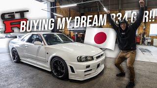 BUYING MY DREAM R34 SKYLINE GTR IN JAPAN!