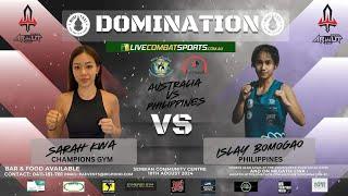 Sarah Kwa Vs Islay Bomogao - Domination Muay Thai 30