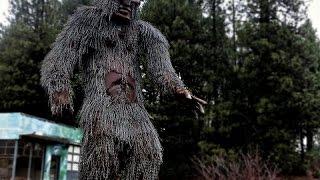 Multiple Bigfoot Trash Camper Of Logger In Happy Camp, California...