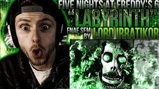 Vapor Reacts #601 | [FNAF SFM] FNAF 6 SONG ANIMATION "Labyrinth" by Lord Irratikor REACTION!!