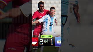 timnas Indonesia U20 kalah Kan Argentina u20