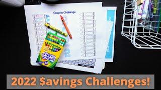 Savings Challenges For Any Budget! Crayola Challenge, Nickel Challenge, 100 envelope challenge!!