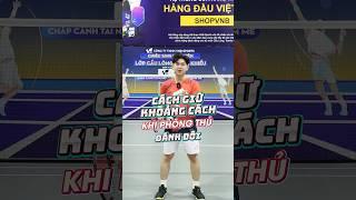 Giữ khoảng cách khi phòng thủ sao cho hợp lí ???  #badminton #vnb #caulong #shortsvideo #shorts