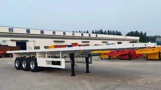 Flatbed trailers /30-90 Ton flatbed semi trailers archermach.com