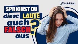 Die meisten Deutschlerner haben Probleme mit diesen Lauten/Vokalen I Aussprache I Deutsch lernen b2