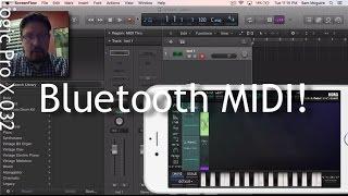 Connecting Logic Pro X to iPhone via Bluetooth MIDI