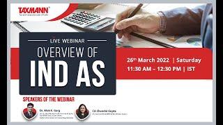 #TaxmannWebinar | Overview of Ind AS