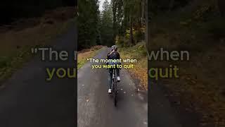 To quit is a signal to dig deeper #cycling #cyclingcommunity #gravelbike