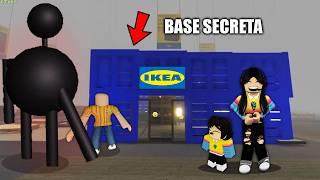 CONSTRUIMOS UNA BASE SECRETA PARA SOBREVIVIR A TIENDA del TERROR Y BUSCAR LA SALIDA  roblox 3008