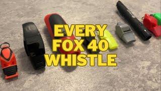 Fox 40 Whistle Test - Every model - Sound & dB comparison