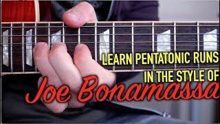 Joe Bonamassa's Pentatonic Sequences