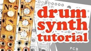 Bastl NOISE SQUARE & CINNAMON: Drum Sound Tutorial #TTNM