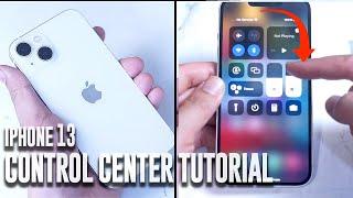 How to Access and customize Control Center iPhone 13 2021 | iPhone 13 tutorial