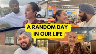 A day in our life after hustling | life in Canada | Canada vlogs with Gursahib and Jasmine