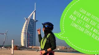 Let's bike to #Burj Al Arab and take an early morning walk along Jumeirah Open Beach (Part 1)