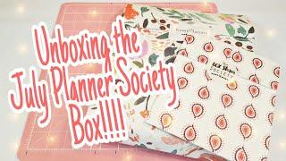 Unboxing the July Planner Society Box | Planning With Eli