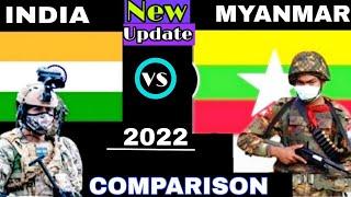 MYANMAR VS INDIA MILITARY POWER 2022|India vs Burma Military Power Comparison 2022|Military rank2022