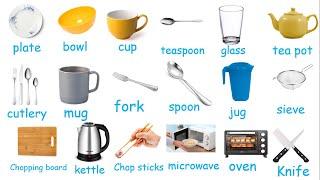 kitchen vocabulary in English (part 1)