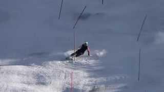 Albert Popov slalom training Hintertux